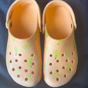 Orange Banana Crocs